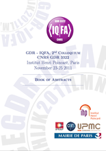 GDR - IQFA, IHP colloquium, November 23-25 2011, Book of Abstracts