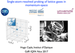 QSIM - Invited Talk "Single-atom-resolved probing of lattice gases in momentum-space", H. Cayla (IOGS, CNRS, Université Paris Saclay, France)