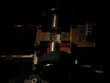 PPLN waveguide under red laser illumination